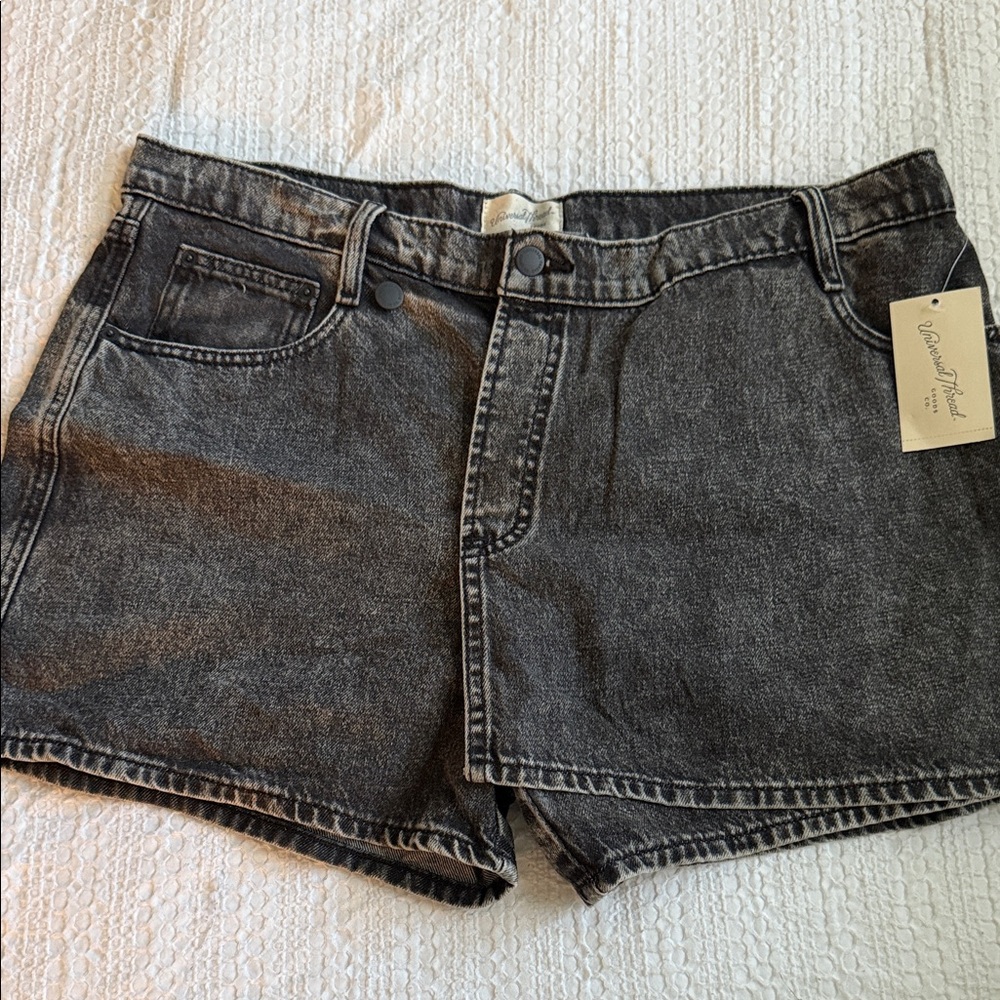 Universal Thread Dark Gray Jean Skort - image 1